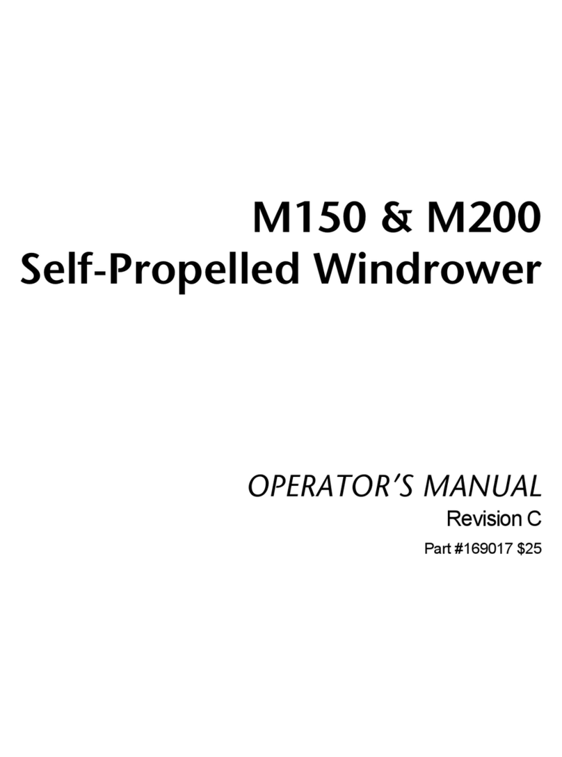 MacDon M150 Operator's manual