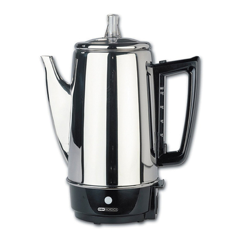 OBH Nordica percolator instruction manual