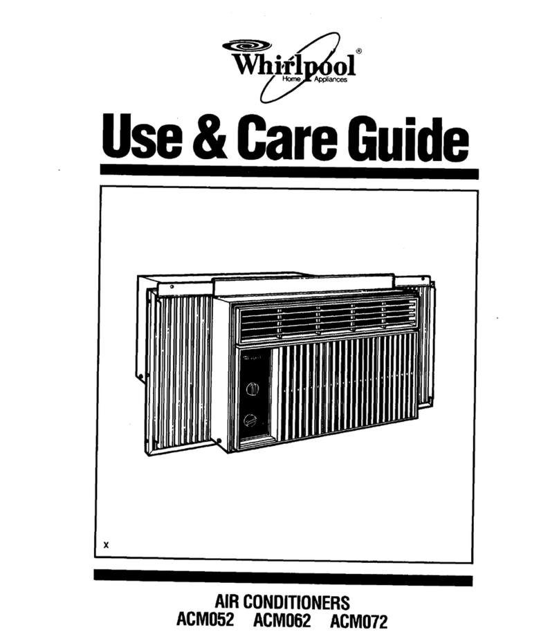 Whirlpool ACM052 Use & care guide