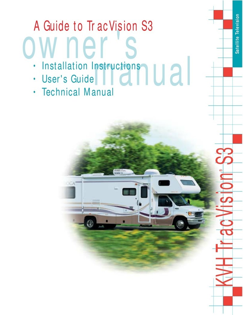 KVH Industries TracVision S3 User manual