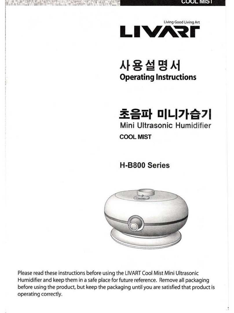 Livart H-8800 Series Operating instructions and owner's manual