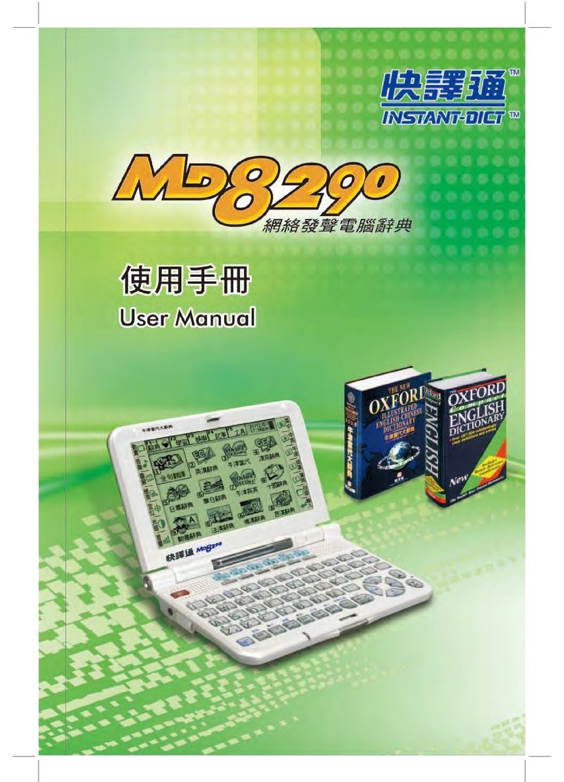 Instant-Dict MD8290 user manual