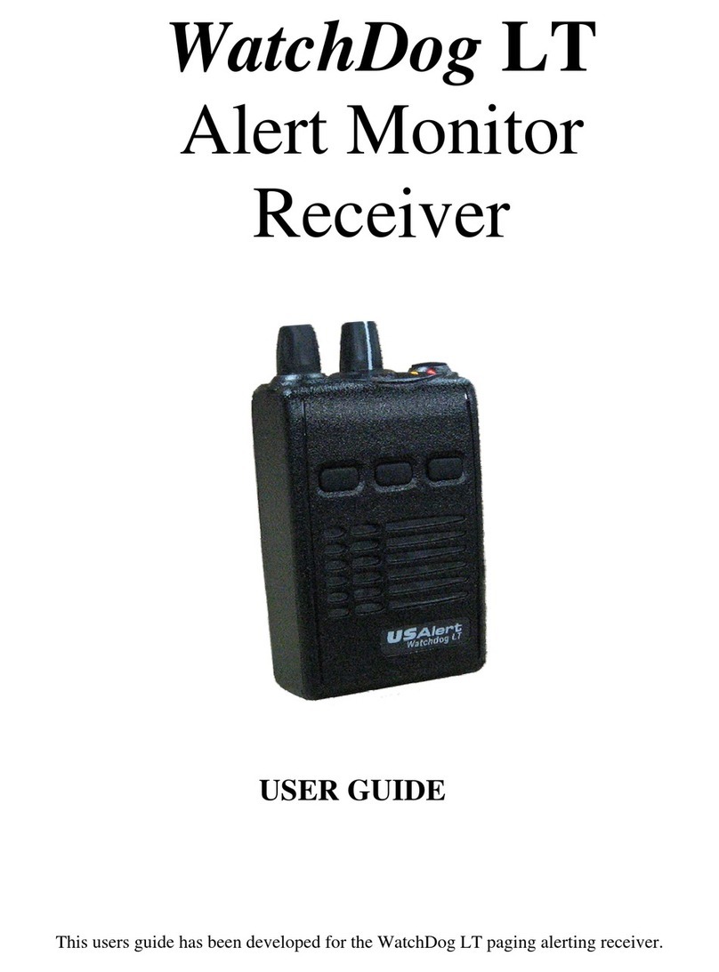 US Alert Alert Monitor Receiver user guide