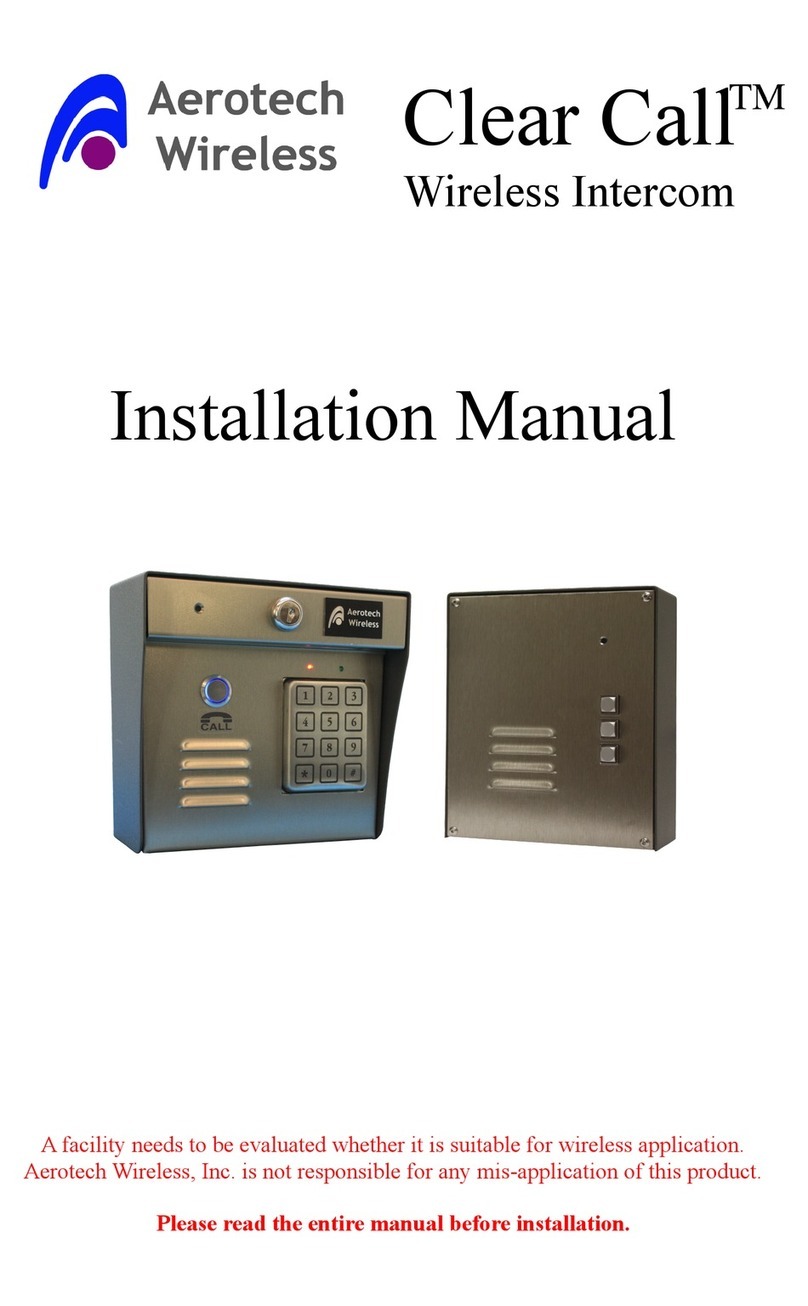 Aerotech Wireless Clear Call installation manual