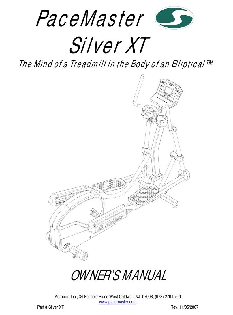 PaceMaster Silver XT owner's manual