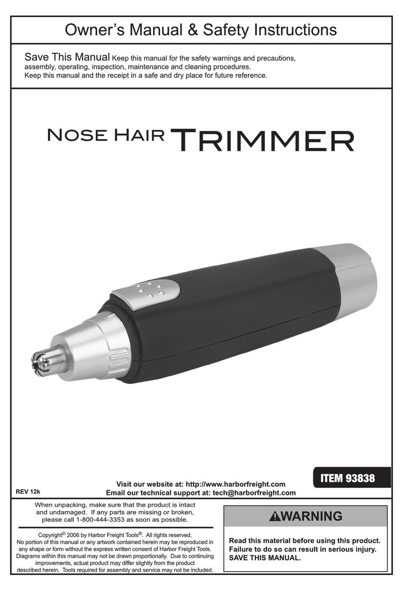 Harbor Freight Tools 93838 User manual