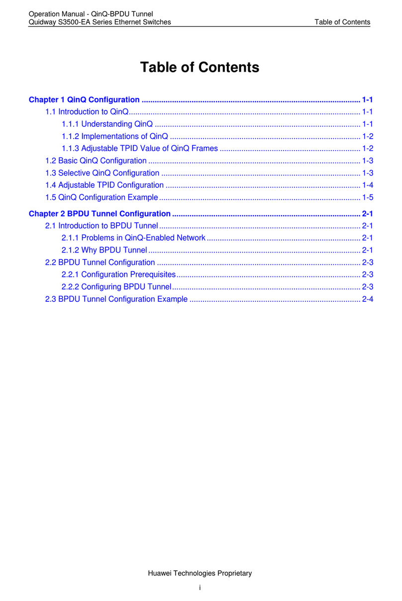 Quidway S3500-EA Series User manual