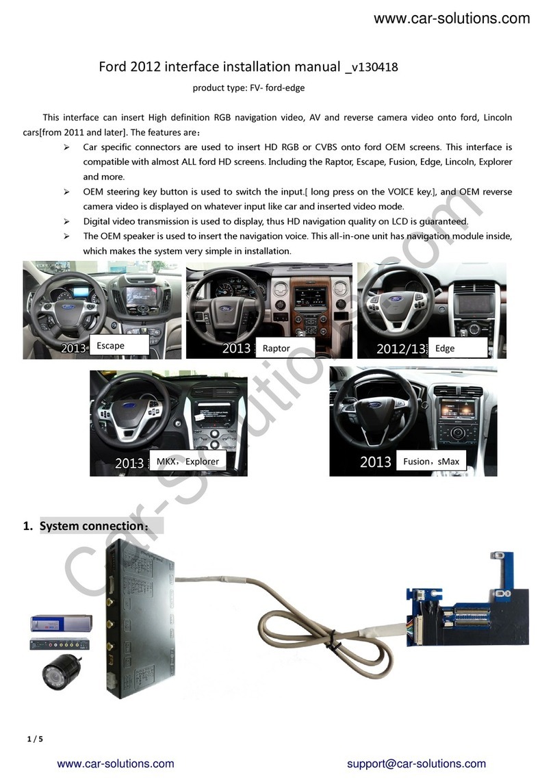 Car Solutions v130418 installation manual