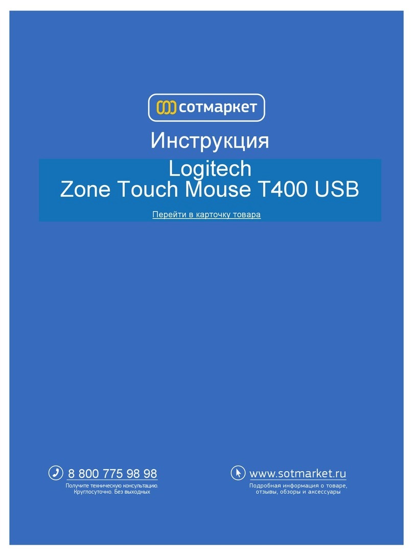 Logitech Zone T400 User manual