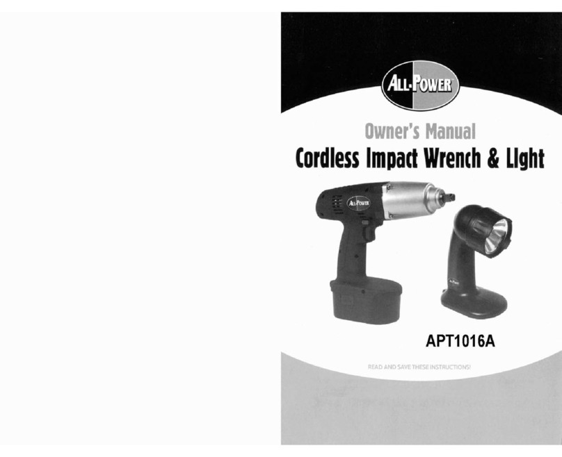 ALLPOWER APT1016A owner's manual