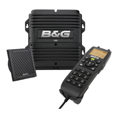B&G V90 operating manual