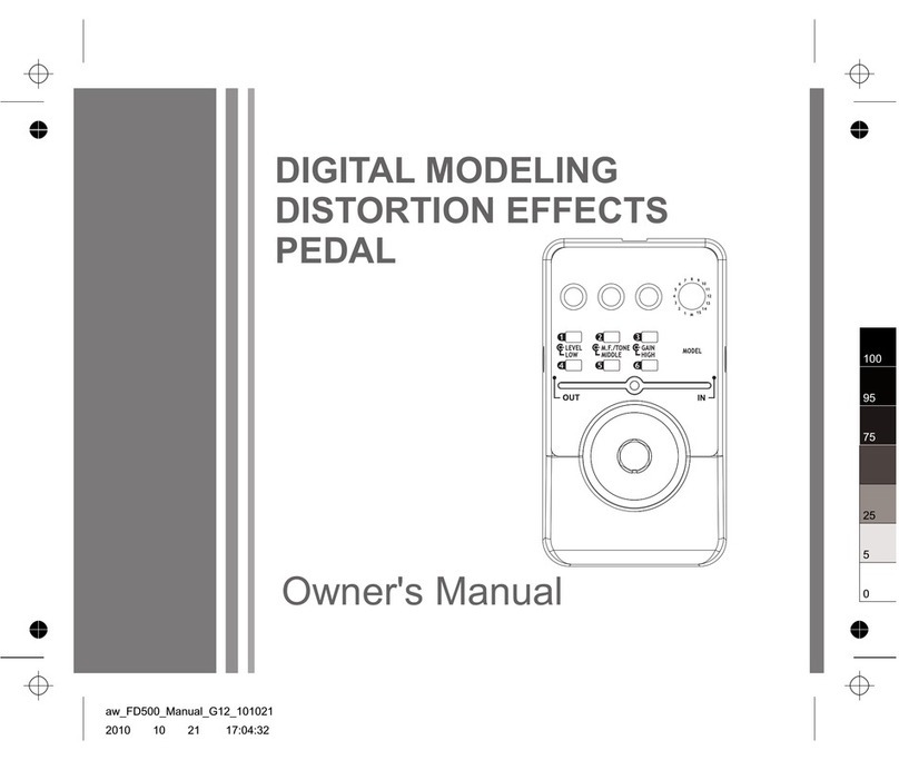 Medeli FD500 owner's manual