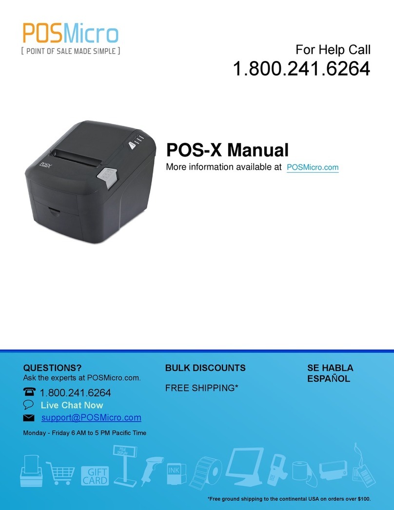 POS-X XR520 User manual