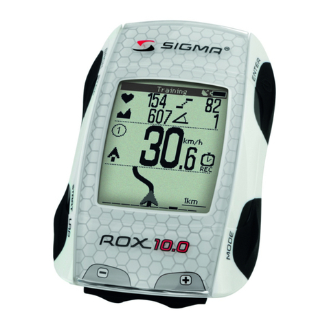 Sigma ROX 10.0 G user manual