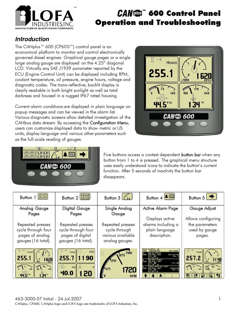 Lofa CANplus CP600 Operation guide