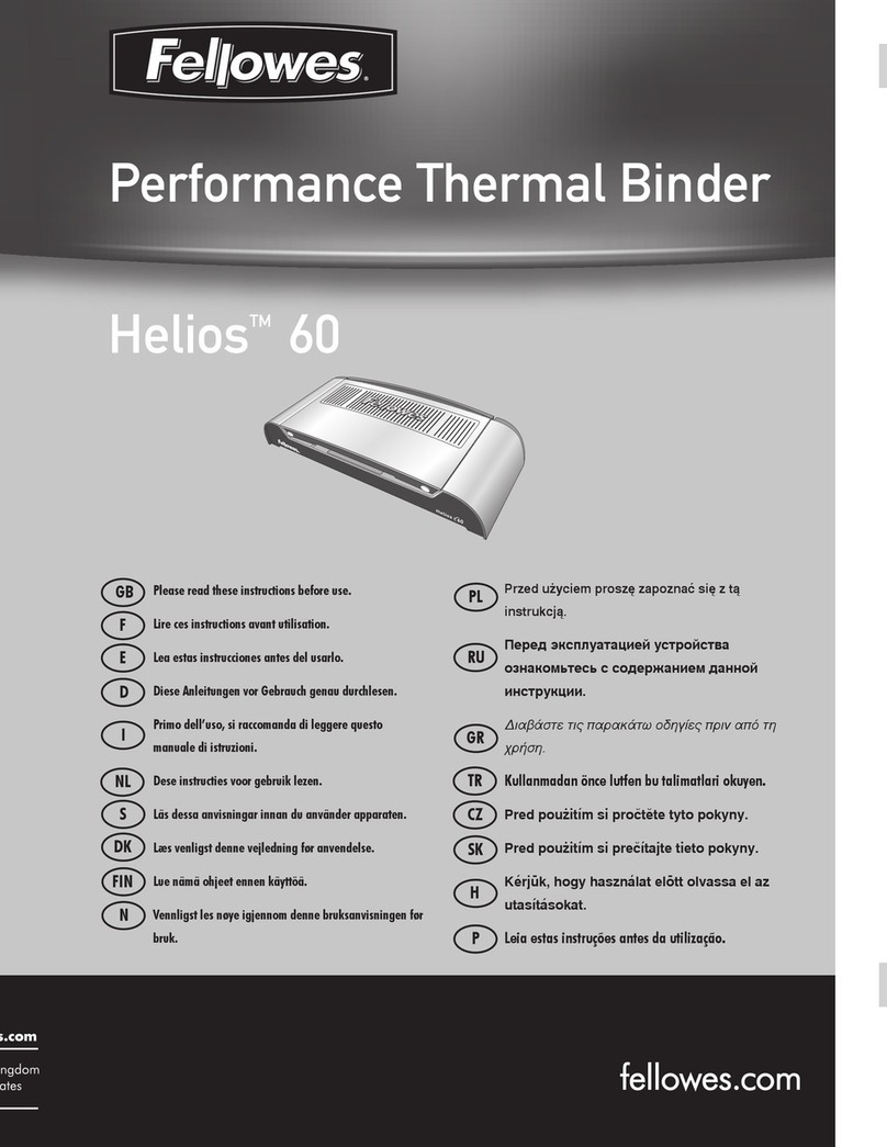 Fellowes Helios 60 instructions