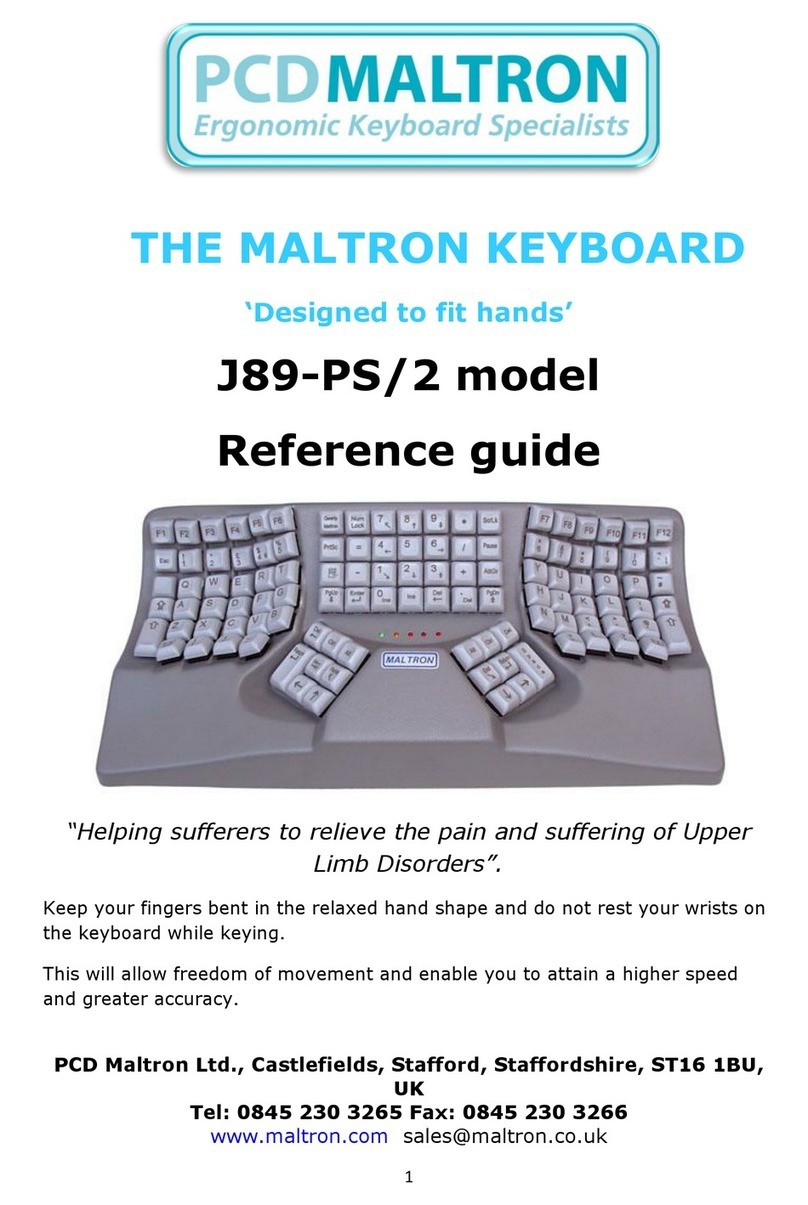 Maltron J89-PS/2 reference guide
