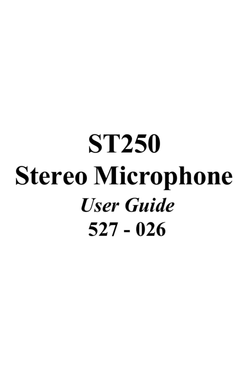 Soundfield ST250 User manual