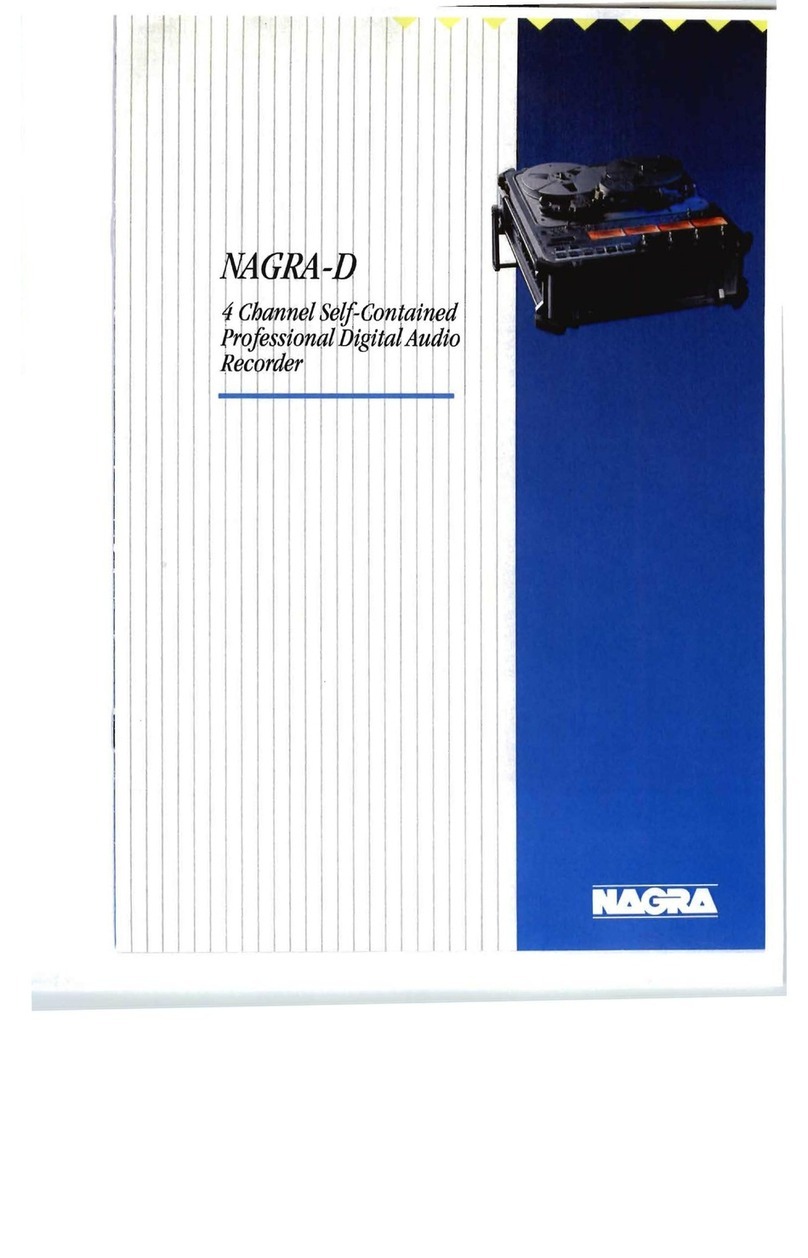 Nagra Nagra-D User manual