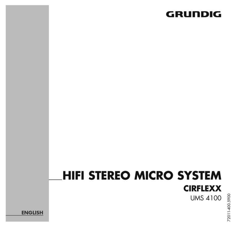 Grundig CIRFLEXX UMS 4100 User manual