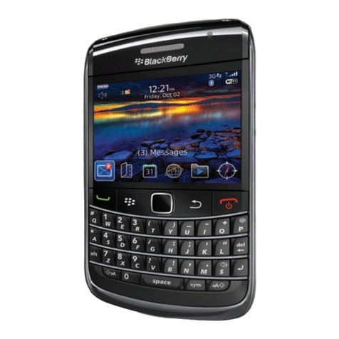 Blackbe;rry Bold 9700 User manual