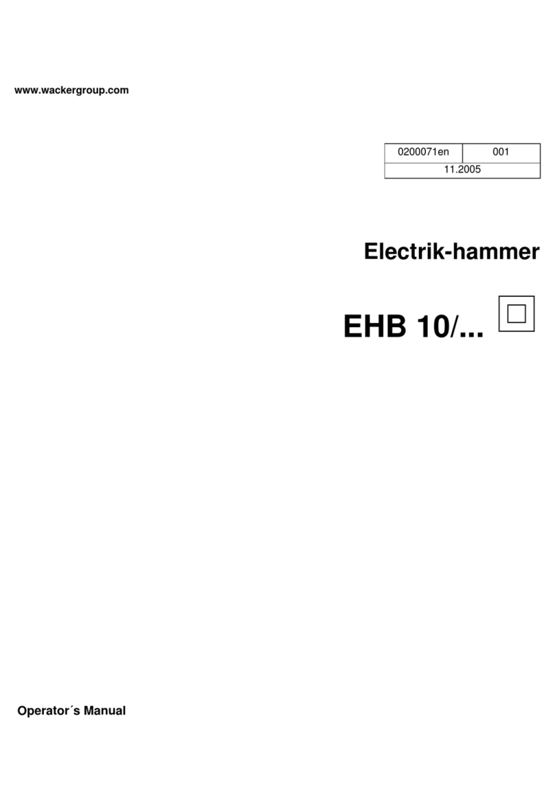 Wacker Neuson EHB 10 series User manual