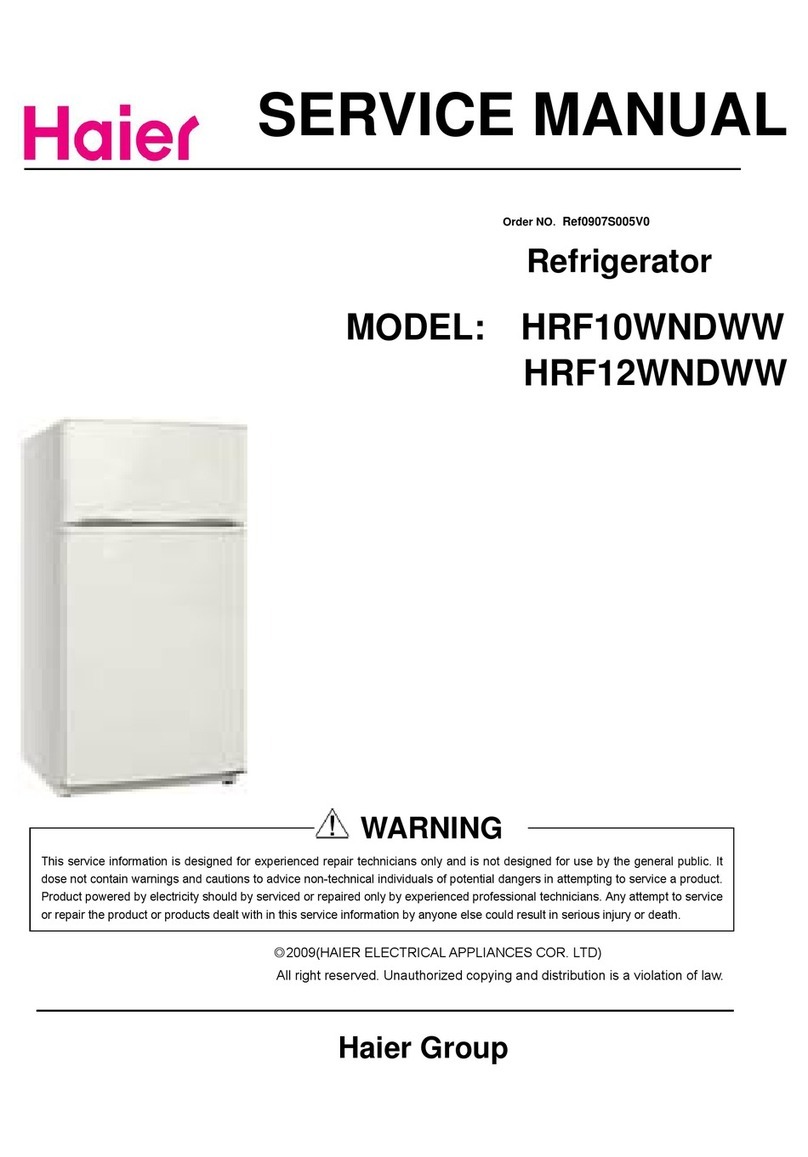 Haier HRF10WNDWW User manual