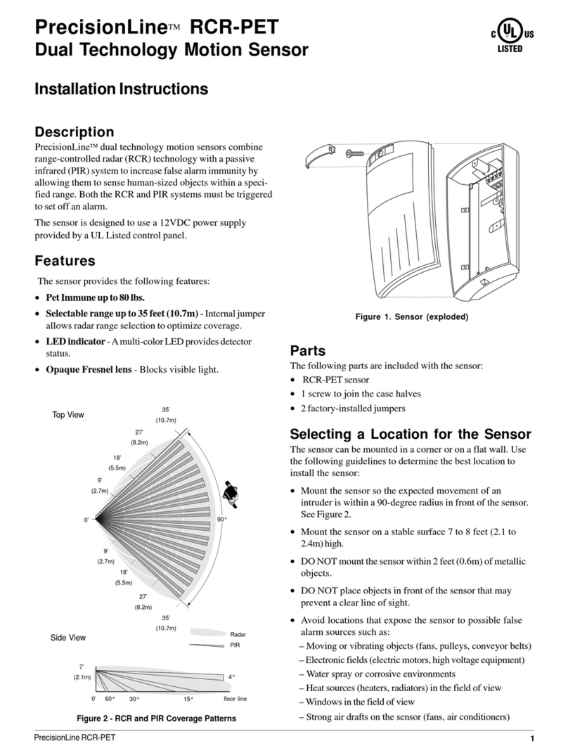 PrecisionLine RCR-PET installation instructions