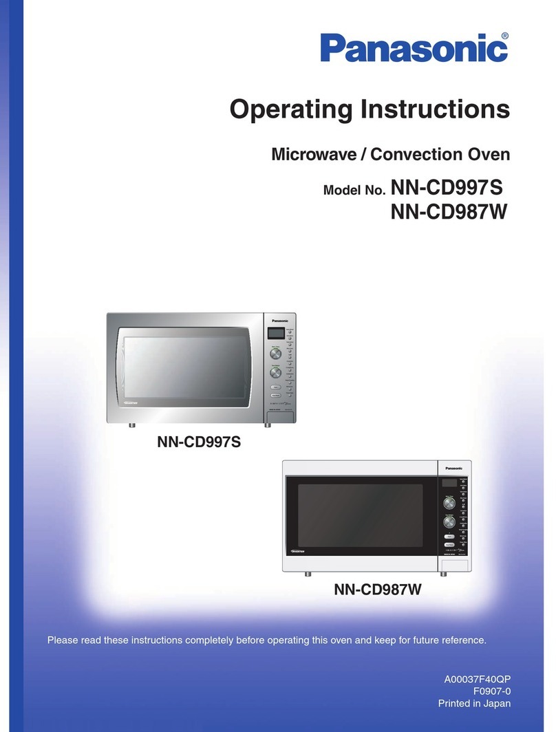 Panasonic NN-CD997S User manual