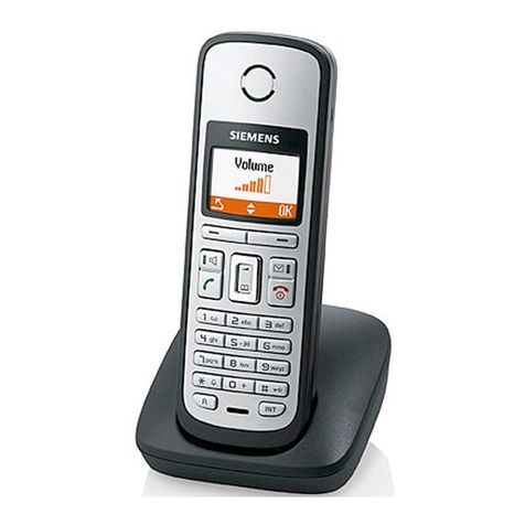 Siemens Gigaset C38H manual
