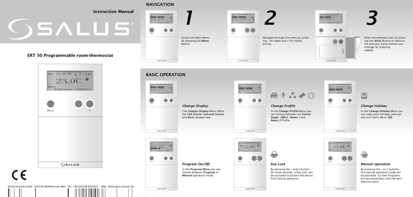 Salus ERT50 instruction manual