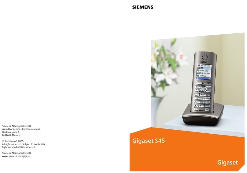 Siemens Gigaset S45 trio user guide