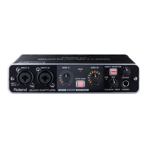 Roland Quad-Capture User manual