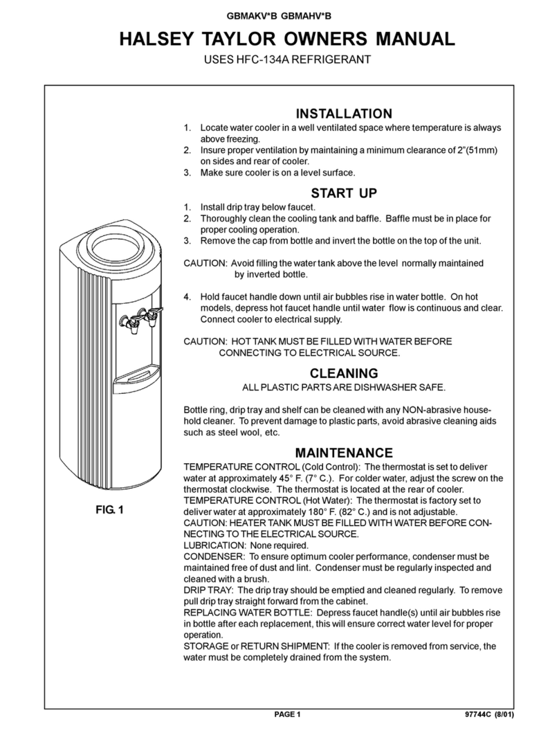 Halsey Taylor GBMAKV*B User manual