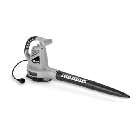 Neuton Corded Blower/Vacuum Safety & Operating Instructions