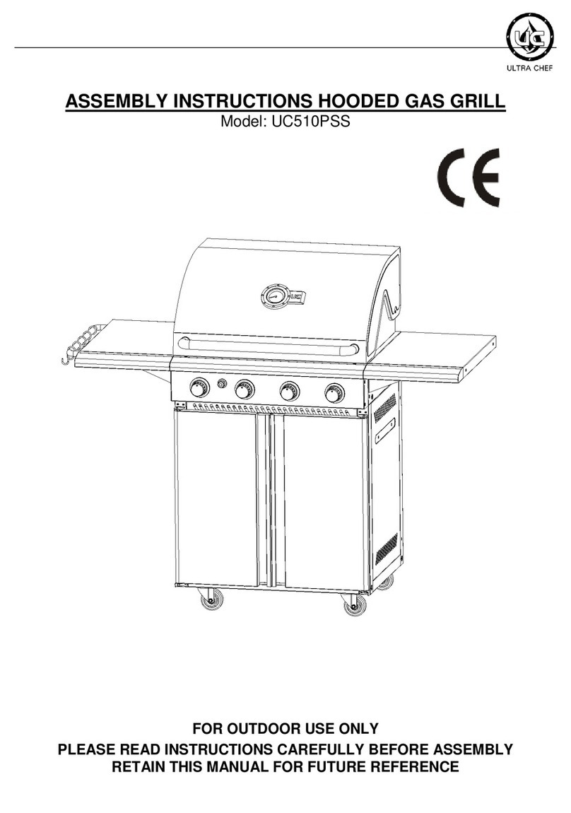 Ultra chef UC510PSS Assembly instructions
