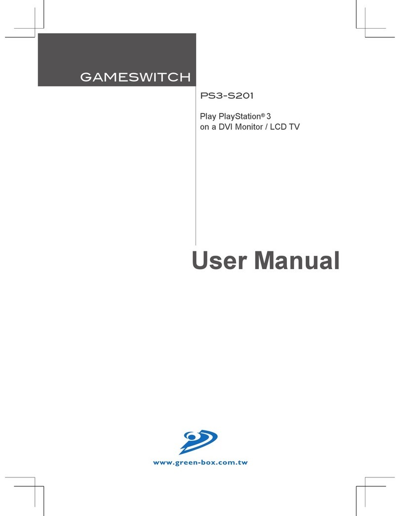 GAMESWITCH PS3-S201 user manual