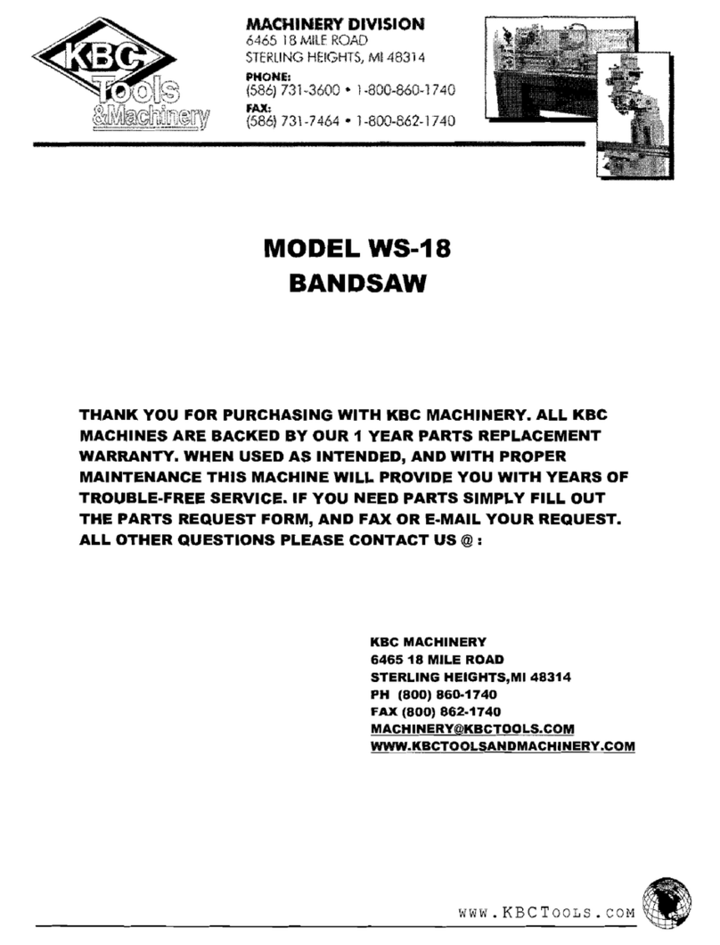 KBC WS-18 manual