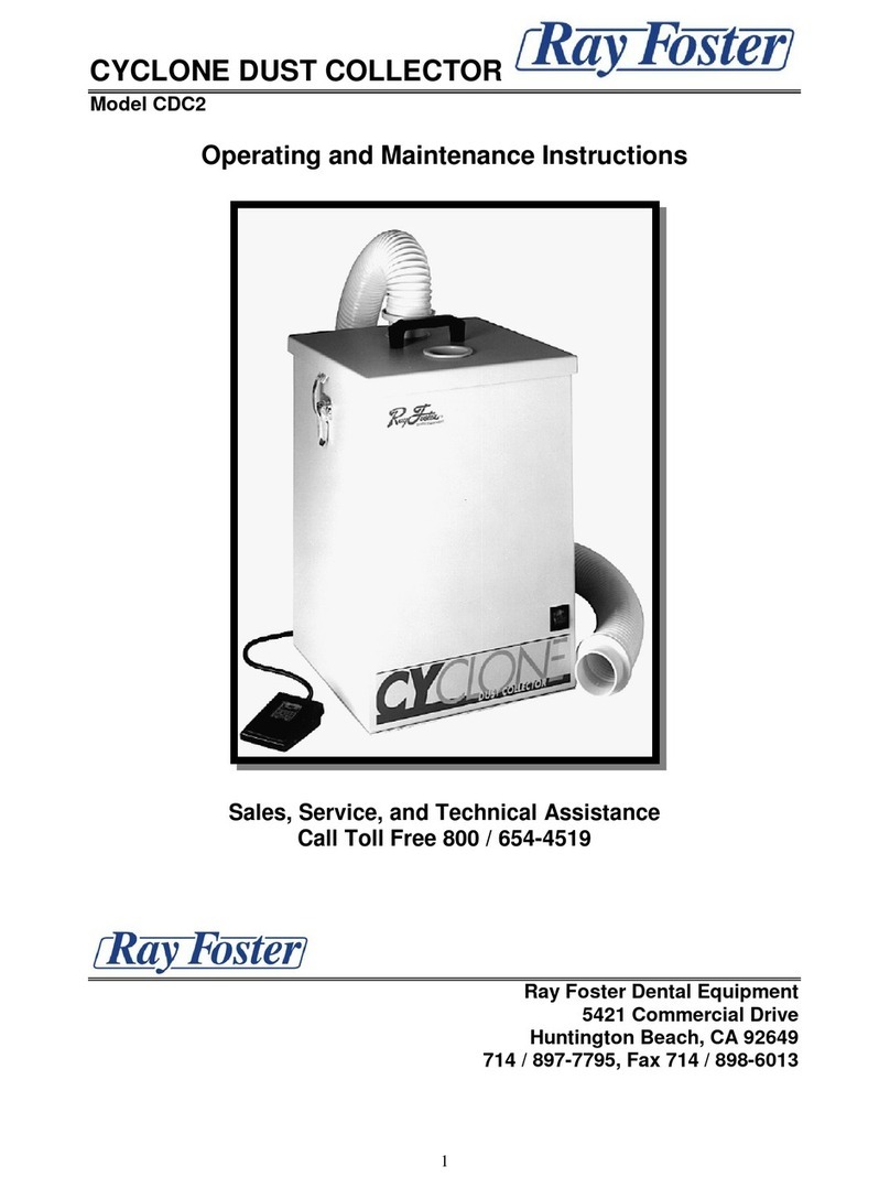 Ray Foster CDC2 Operating and maintenance instructions