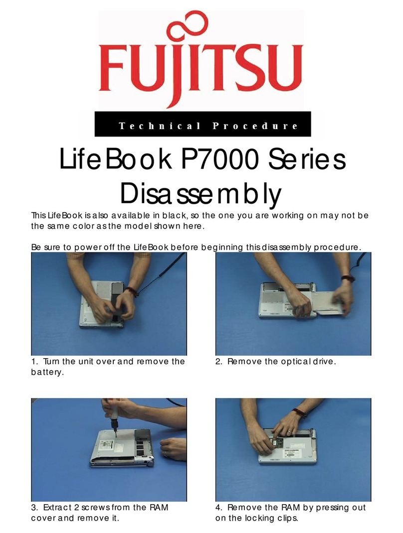 Fujitsu Lifebook P7000 series Reference guide