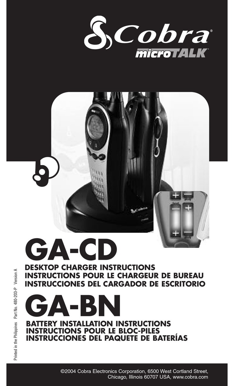 Cobra GA-CD User manual