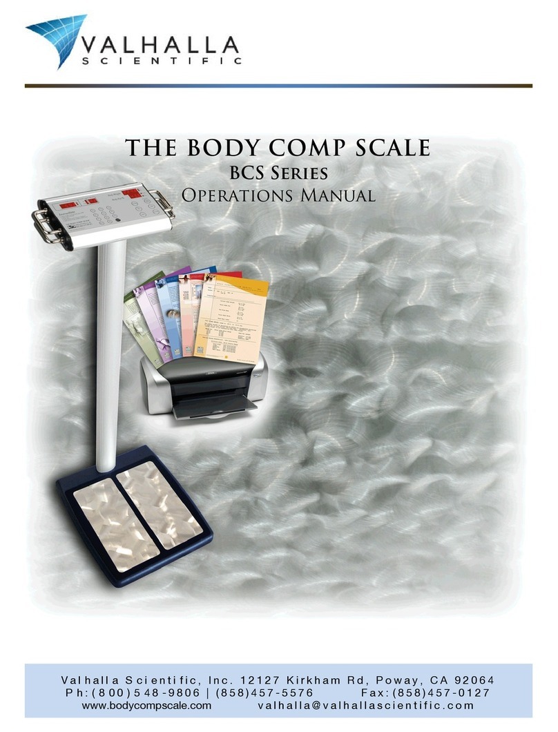 Valhalla BCS Serie Operation manual