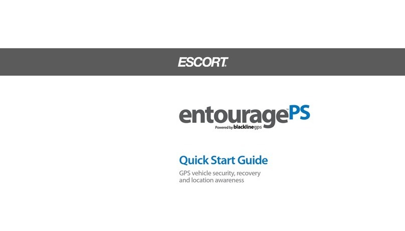 Escort entourage PS quick start guide Escort entourage PS quick start guide