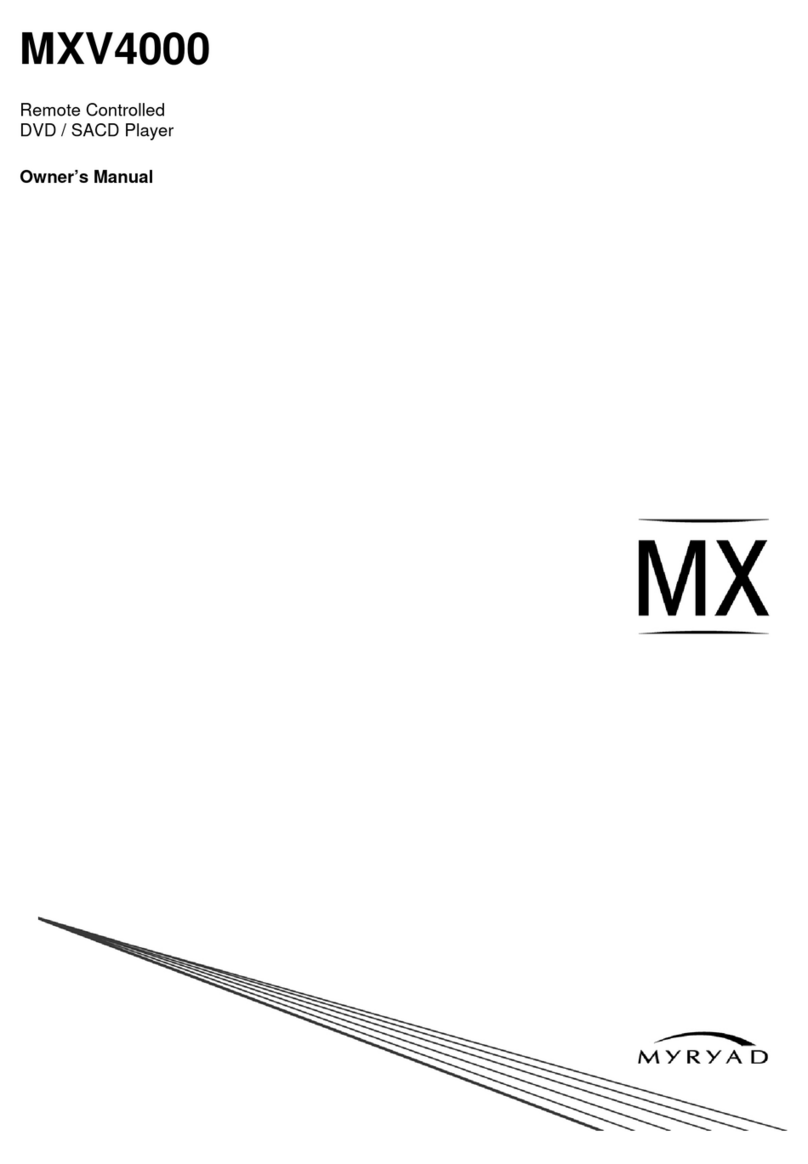 Myryad MXV4000 owner's manual