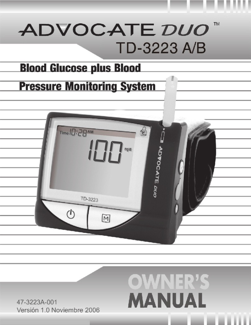 Advocate TD-3223 A owner's manual