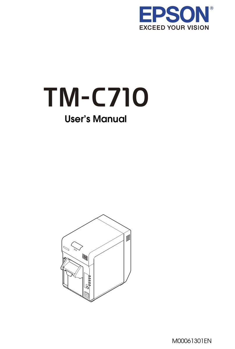 Epson TM-C710 User manual