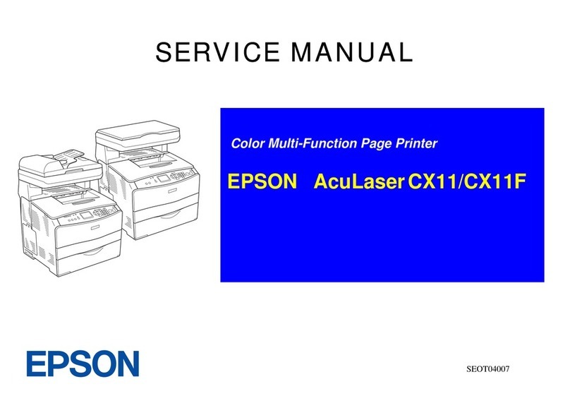 Epson AcuLaser CX11 Series User manual