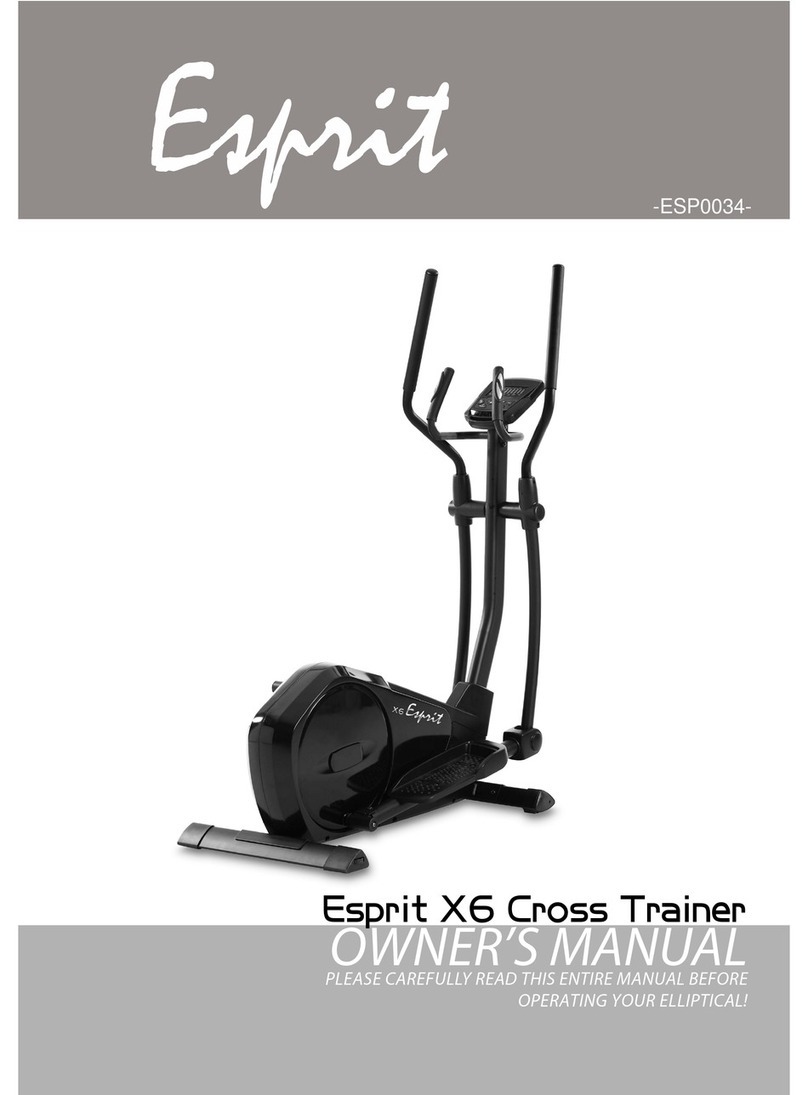 ESPRIT X6 owner's manual