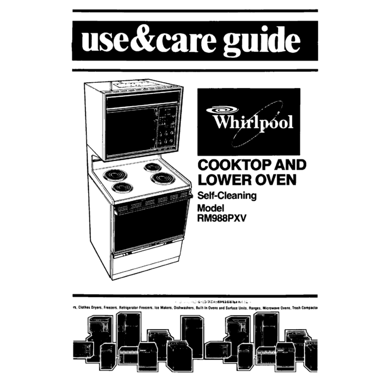 Whirlpool RM988PXV Use & care guide