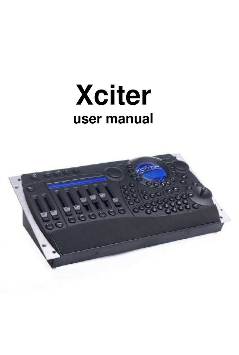 Martin Professional Xciter user manual
